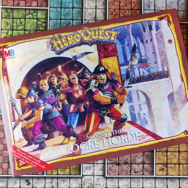 HeroQuest - Against the Ogre Horde - B0X ONLY- EU