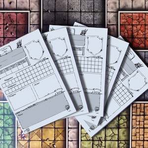 HeroQuest - Charakterbögen