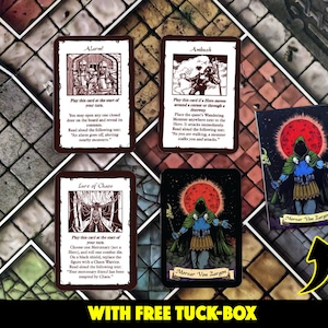 Heroquest Evil Wizard Cards – Morcar von Zargon Expansion (24 Cards)