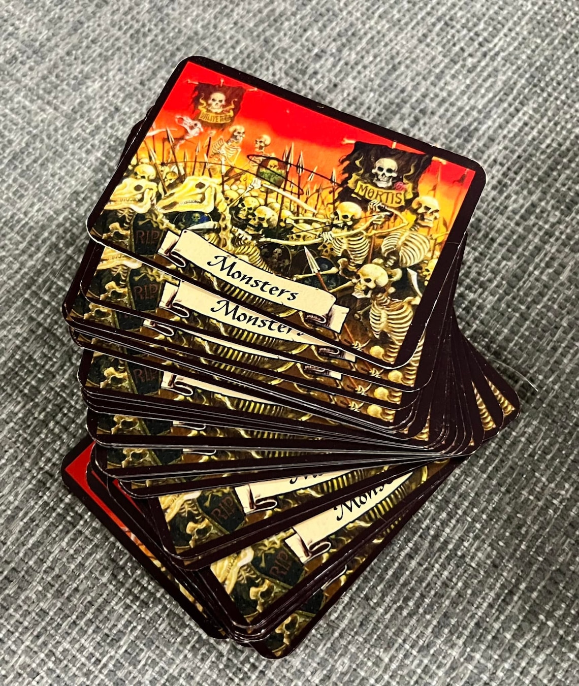 Advanced Heroquest Cards Full Pantheon of Monster Stat Cards Etsy UK