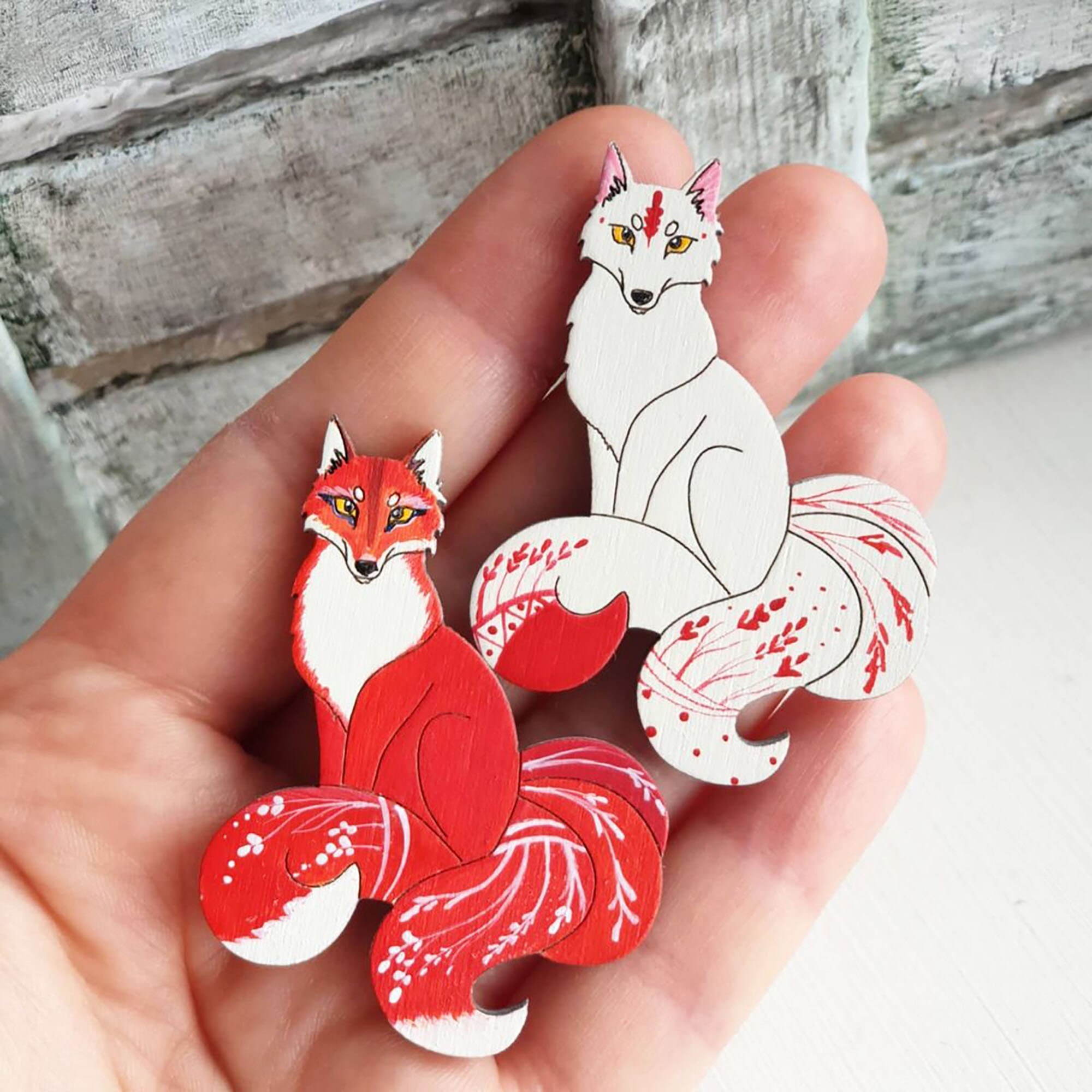 Broche Renard élégante - Épingle De Revers Ou Corsage Pour Vêtements Et Châles