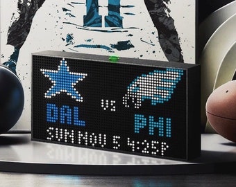 GLANCE LED | Live Sport Stock Crypto LED Ticker Man Cave Decor Man Cave Gift Man Cave Bar Sport Office Gift Sport Lover Gift Room Decoration