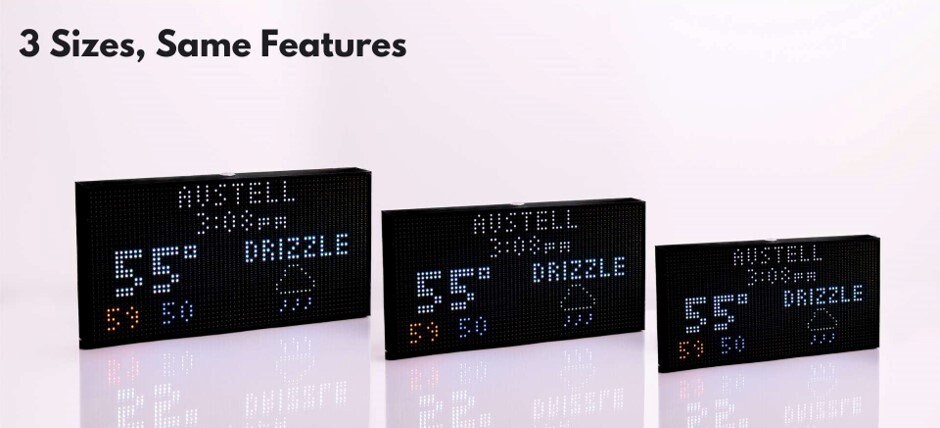GLANCE LED TICKER | Real-time Sports Stock Crypto Ticker 50+ Apps