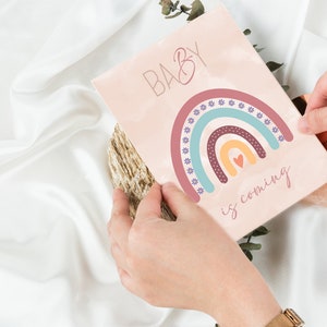 pregnancy announcement card