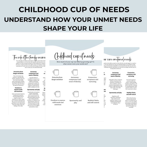 A Comprehensive Guide to Understanding and Nurturing Your Childhood Emotional Needs