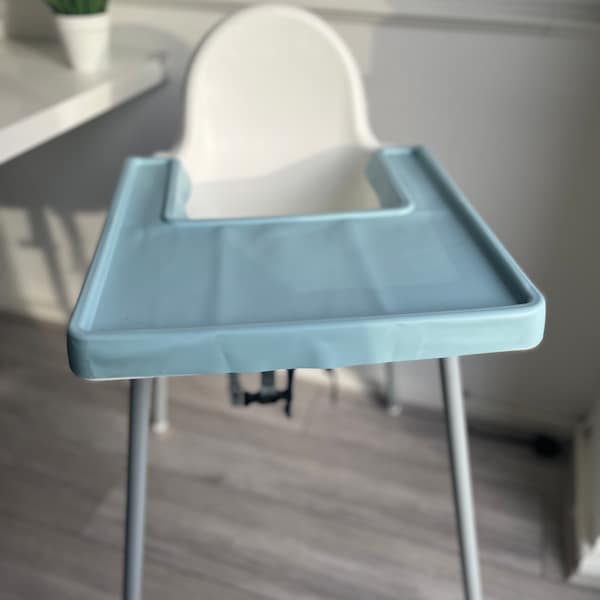 IKEA Highchair Silicone Tray Cover | IKEA Antilop Highchair Placemat | Easy Clean Tray Cover | Wipeable | Silicone Placemat | Full Cover