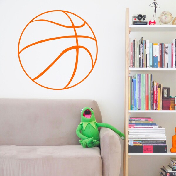 Basketball Wall Decal Etsy