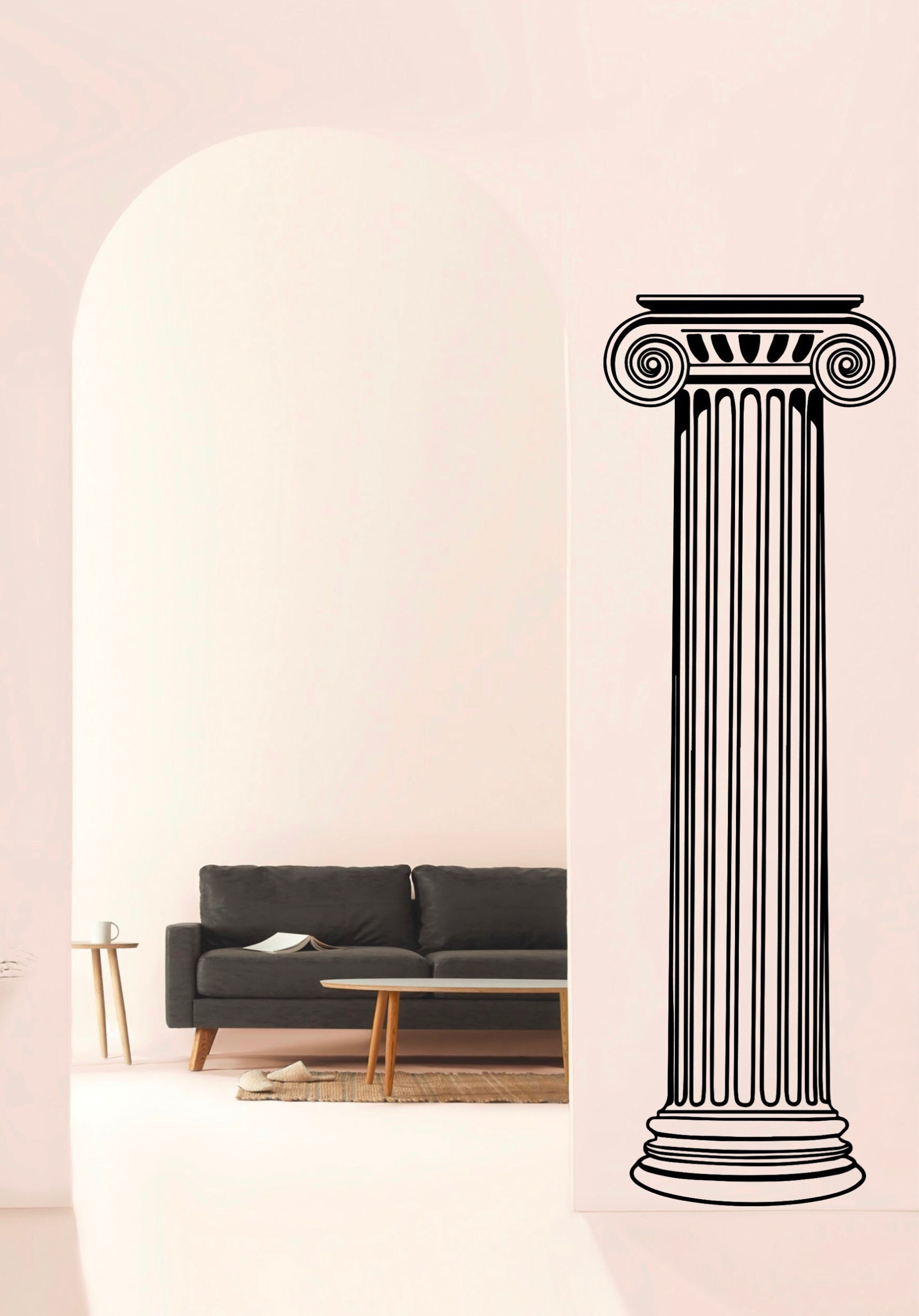 DecoPalace European Beam Wall Stickers Roman Column Decals For