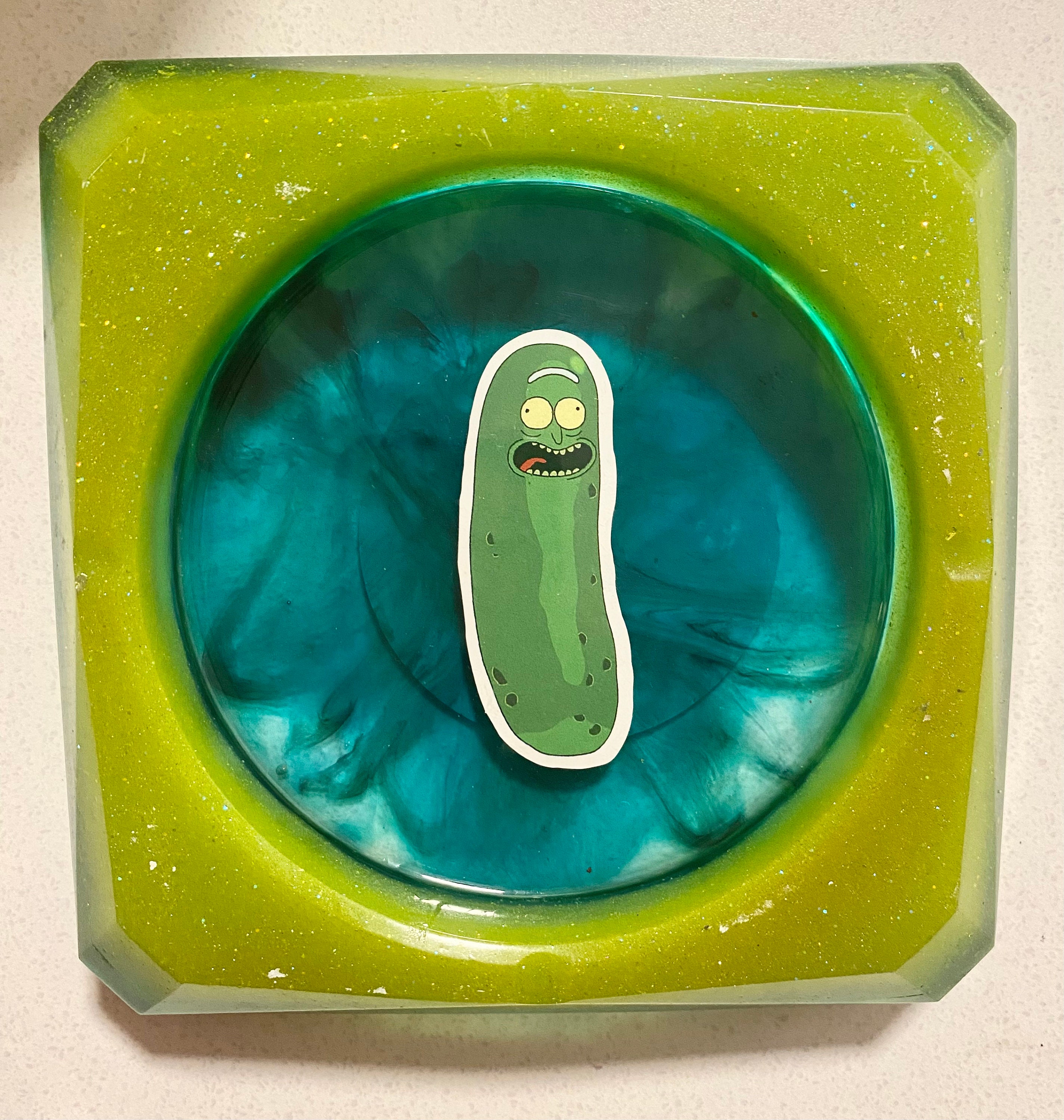 Cookies I'm Pickle Rick Rolling Tray Smoking Set - Smell Proof Stuff