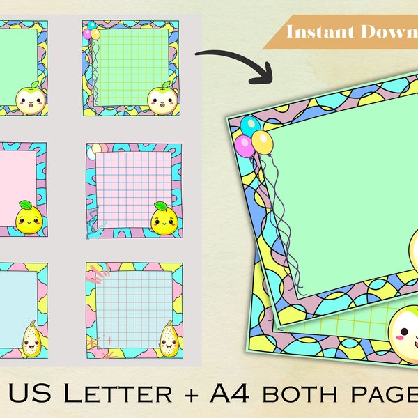 Memo Pads Adorable Kawaii Printable for Daily Reminders, Perfect Gift for Teens and Students