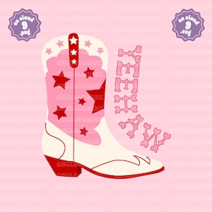 Yeehaw Boot Png, Cowgirl Boot Png, Yeehaw Png, Cowboy Boot Png, Cowboy Png, Western Png, Long Live Gowgirls png,