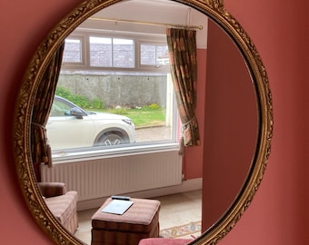 Georgian style gilded mirror