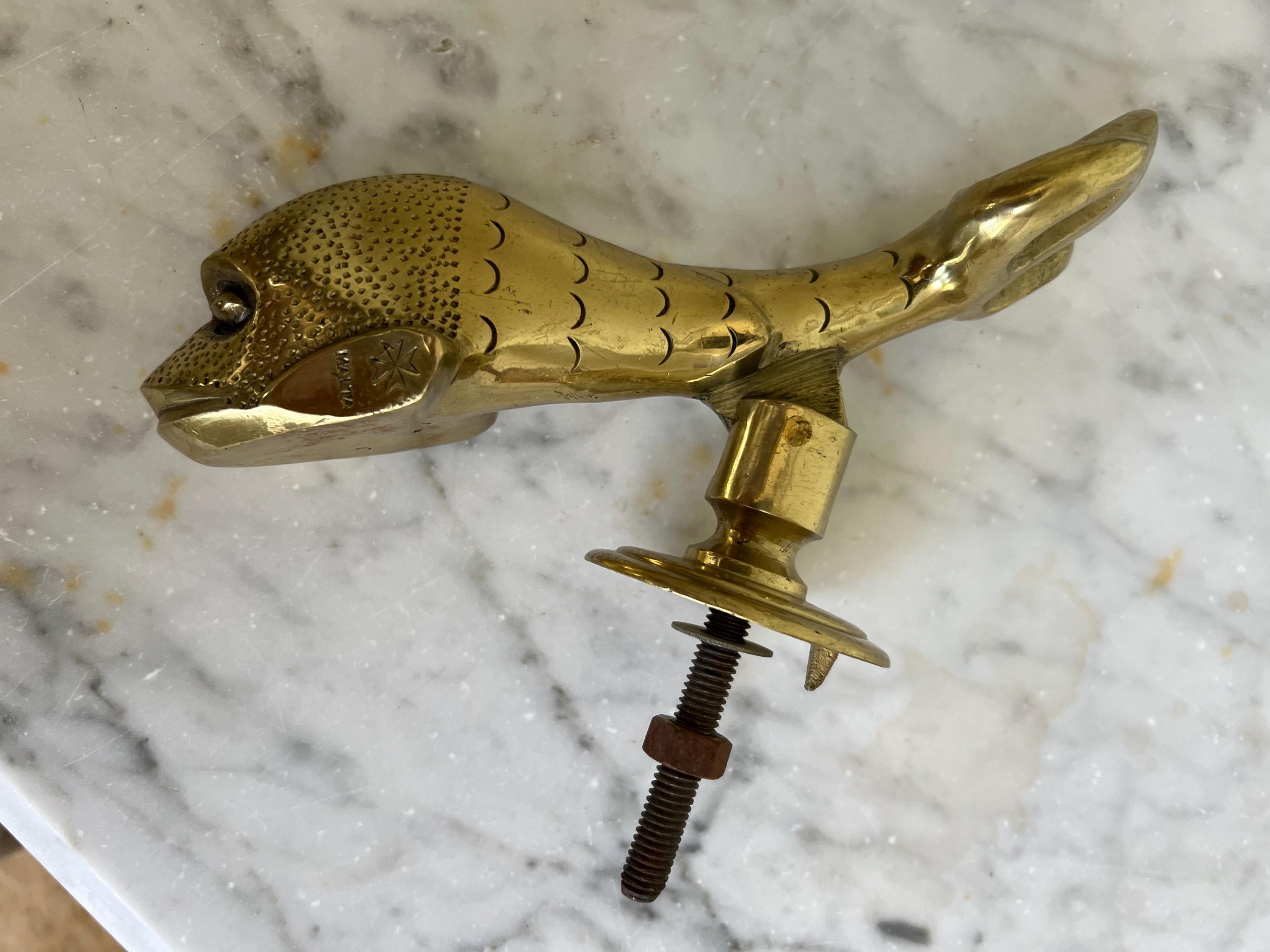 【中古】 ゴールド・メダル/ＣＤ/WPCR-11966 Antique Brass Dolphin Door Knocker Featuring Maltese Cross - Etsy