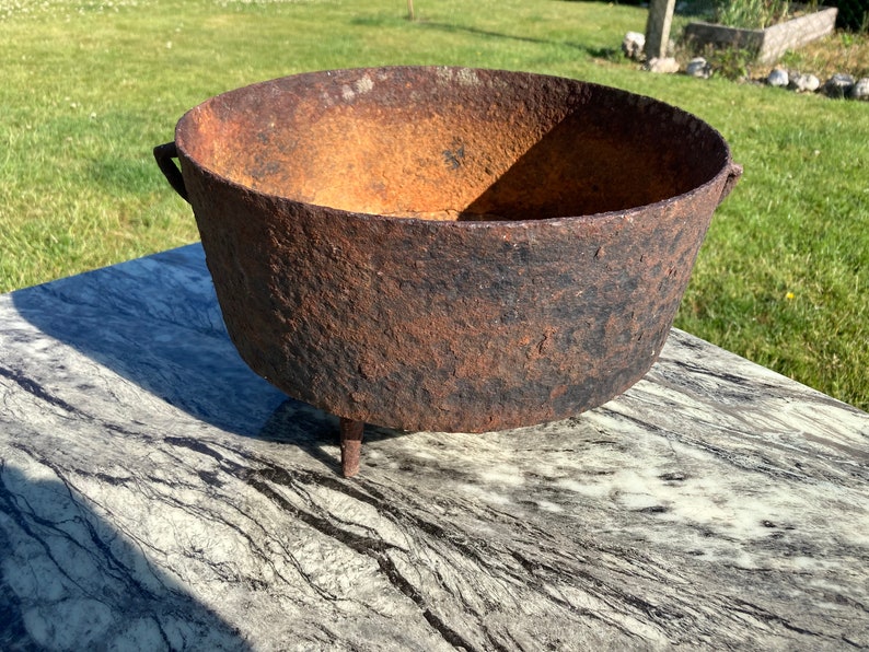 Original Cast Iron 'gypsy' Skillet Bean Pot Etsy