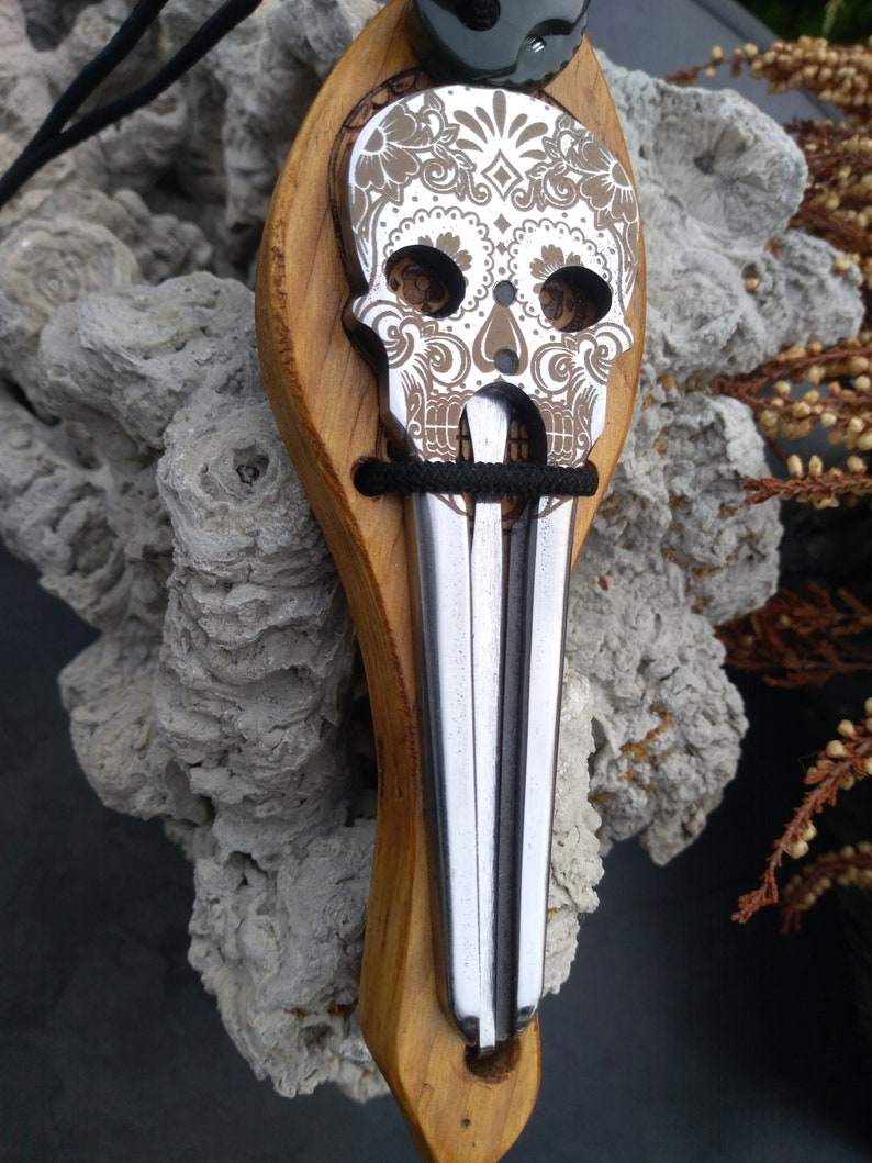 Jaw Harp Skull 2in1 Jewish Harp Drumla Doromb Vargan Etsy Italia