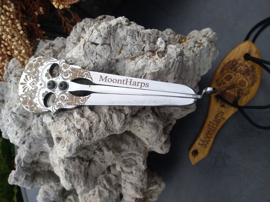 Jaw Harp Skull 2in1 Jewish Harp Drumla Doromb Vargan Etsy Italia