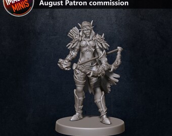 Dark Ranger Litch Banshee Undead Queen AoS war games Role Playing Dungeons And Dragons Proxy Descent Tabletop RPG Tabletop Imagine Minis