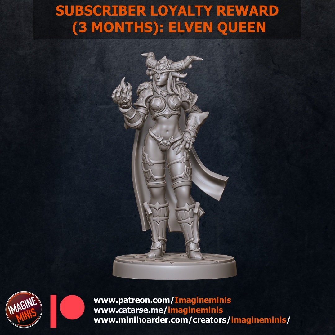 Elven Mother Dragon Queen Fly Alex Commander AoS war games Role Playing Dungeons And Dragons Proxy Descent Tabletop RPG Tabletop Imagine Minis