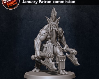 Forest Jungle Troll Chieftain Priest Shadow Master AoS war games Role Playing Dungeons And Dragons Proxy Descent Tabletop RPG Tabletop Imagine Minis