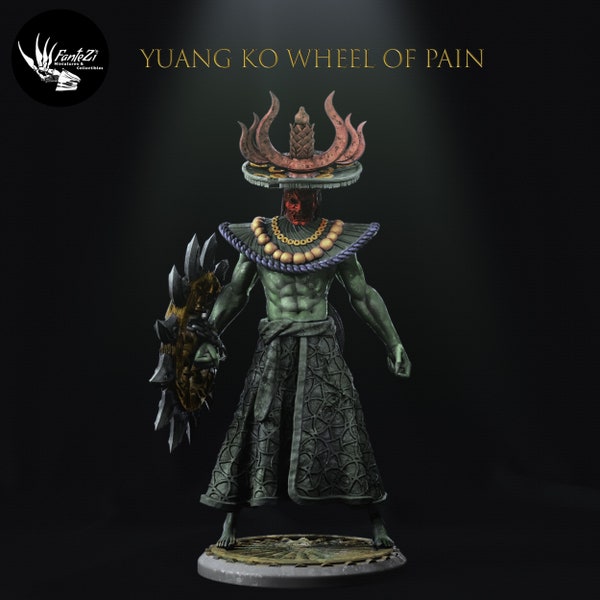 Yuang Ko Wheel of Pain AoS  war games Rol Dungeons And Dragons Proxy Descent Tabletop RPG Tabletop Fantezi
