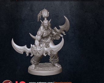 Night Elf Betrayer Demon Hunter Jailer AoS war games Role Playing Dungeons And Dragons Proxy Descent Tabletop RPG Tabletop Imagine Minis