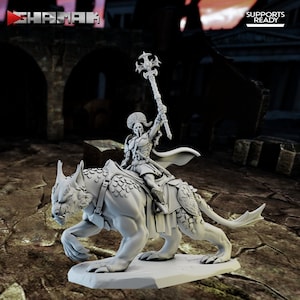 Mounted Spartancast Mage AoS war games Role Playing Dungeons And Dragons Proxy Descent Tabletop RPG Tabletop Ghamak Pizzo