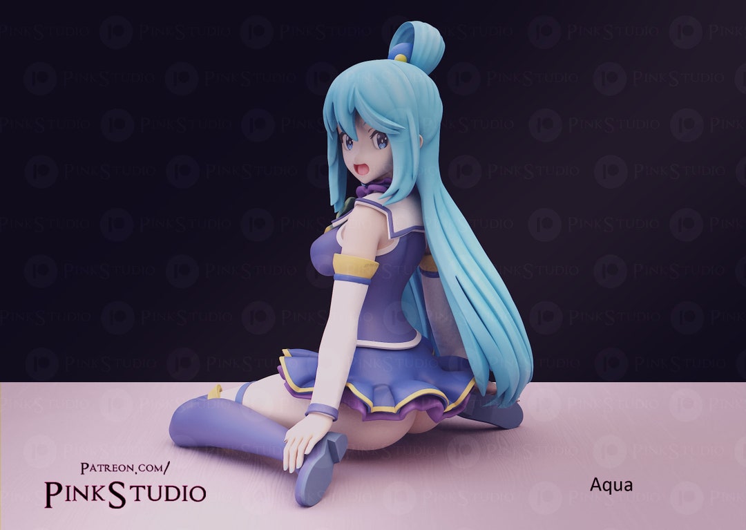 Aqua Konosuba Anime Doll Aos War Games Dungeons Proxy Descent Role ...