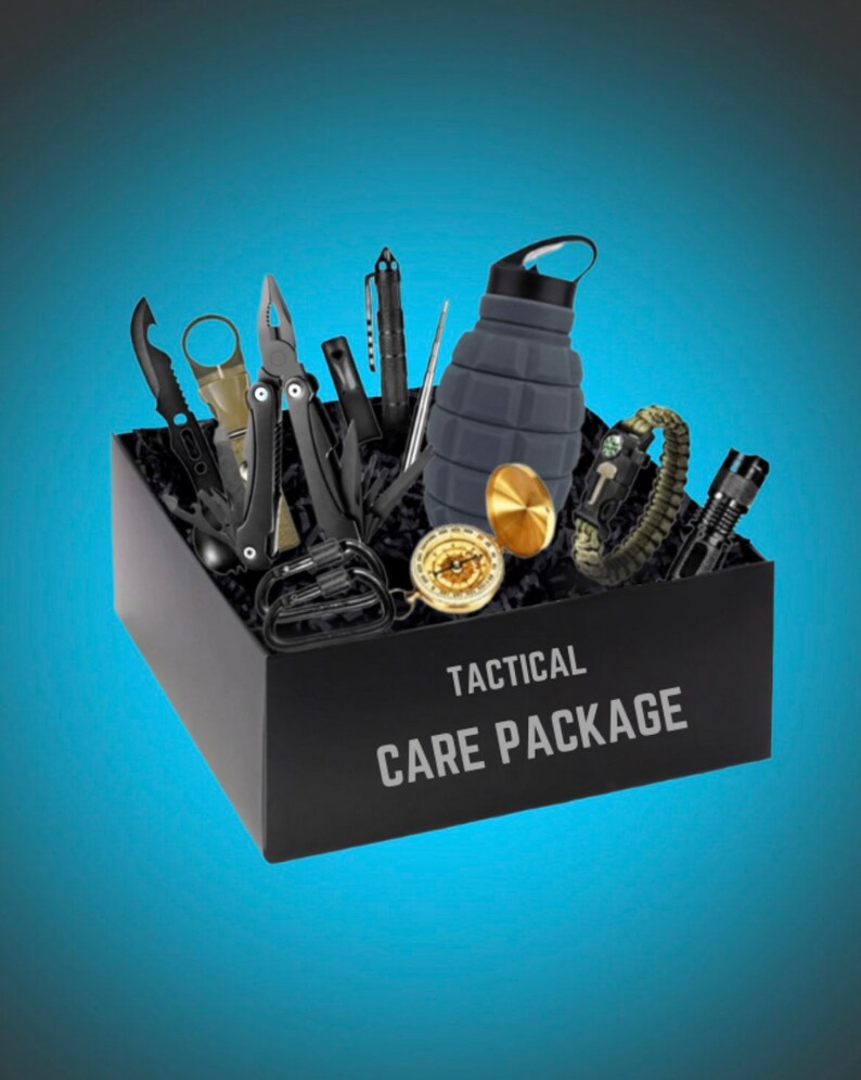 Tactical Care Package Mens Gift Set Gift Ideas for Men Gift Etsy