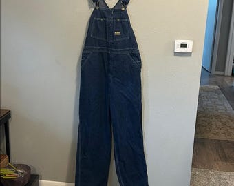 【90's】OSHKOSH Super-wide Painter Denim Vintage 90s OshKosh Denim Jeans Jacket Size L Made in USA | eBay