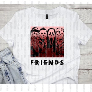 Halloween horror friends svg