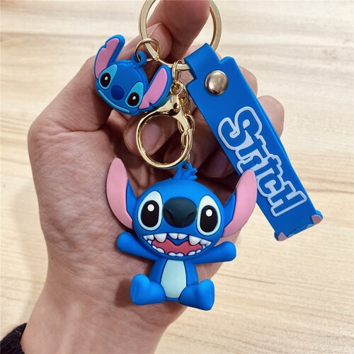 Stitch Safety Keychain Set Etsy