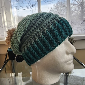 Pistachio Slouchy Beanie