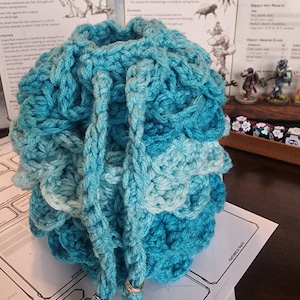 Mage Hand Dragon Scale Dice Bag