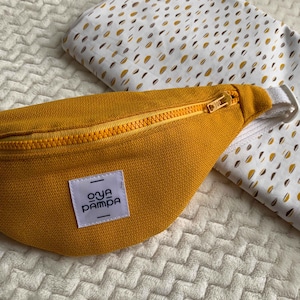 Sac Banane en Toile Jaune - Fabrication Artisanale | Oya Pampa