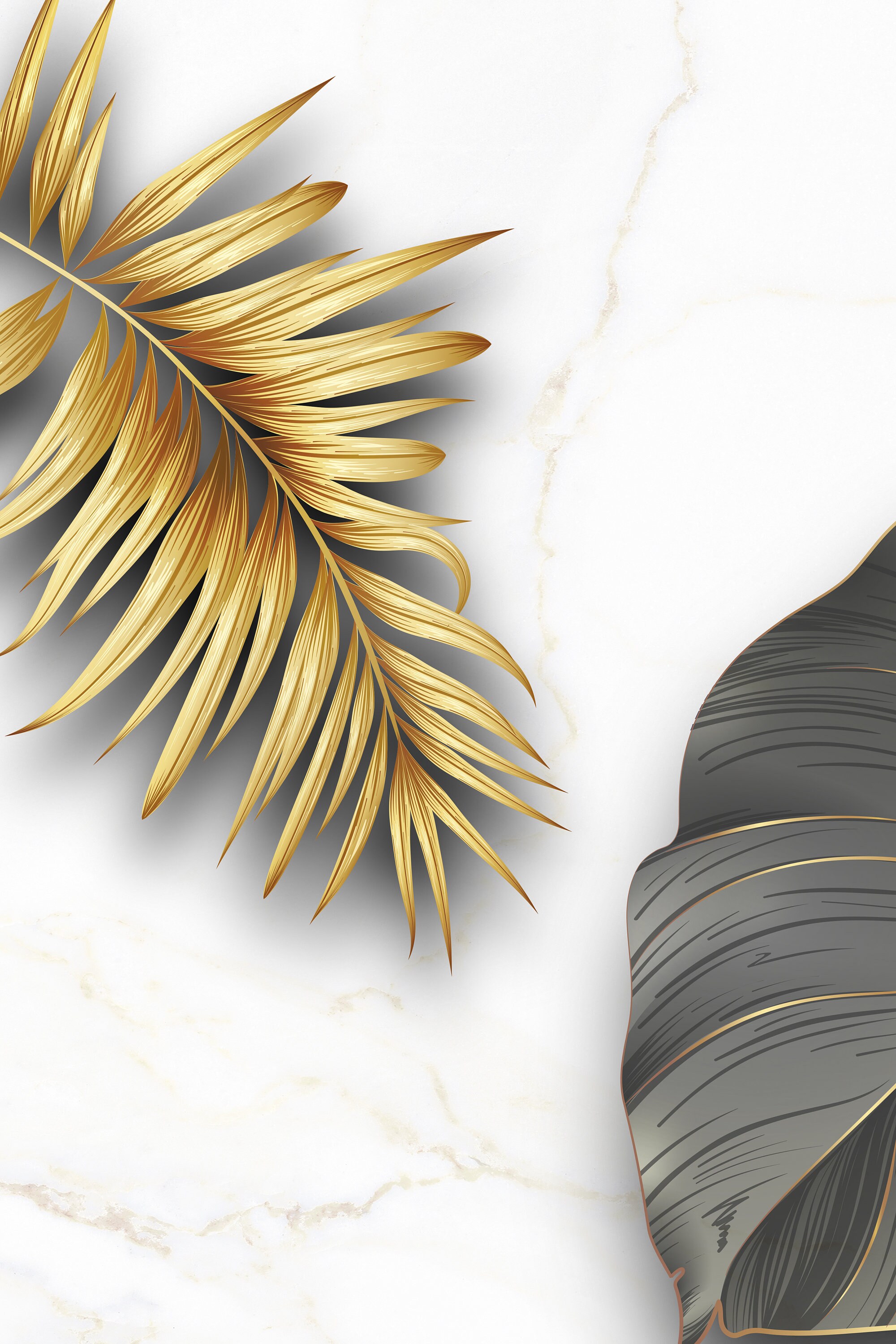 Wall Art Set of Three Marble Digital Downloads Typography Etsy