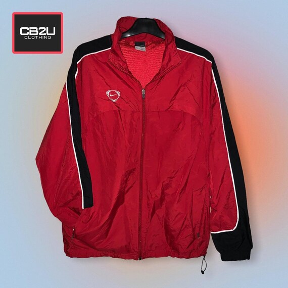 Nike Tracksuit Jacket Mens Y2K Large UK Gem