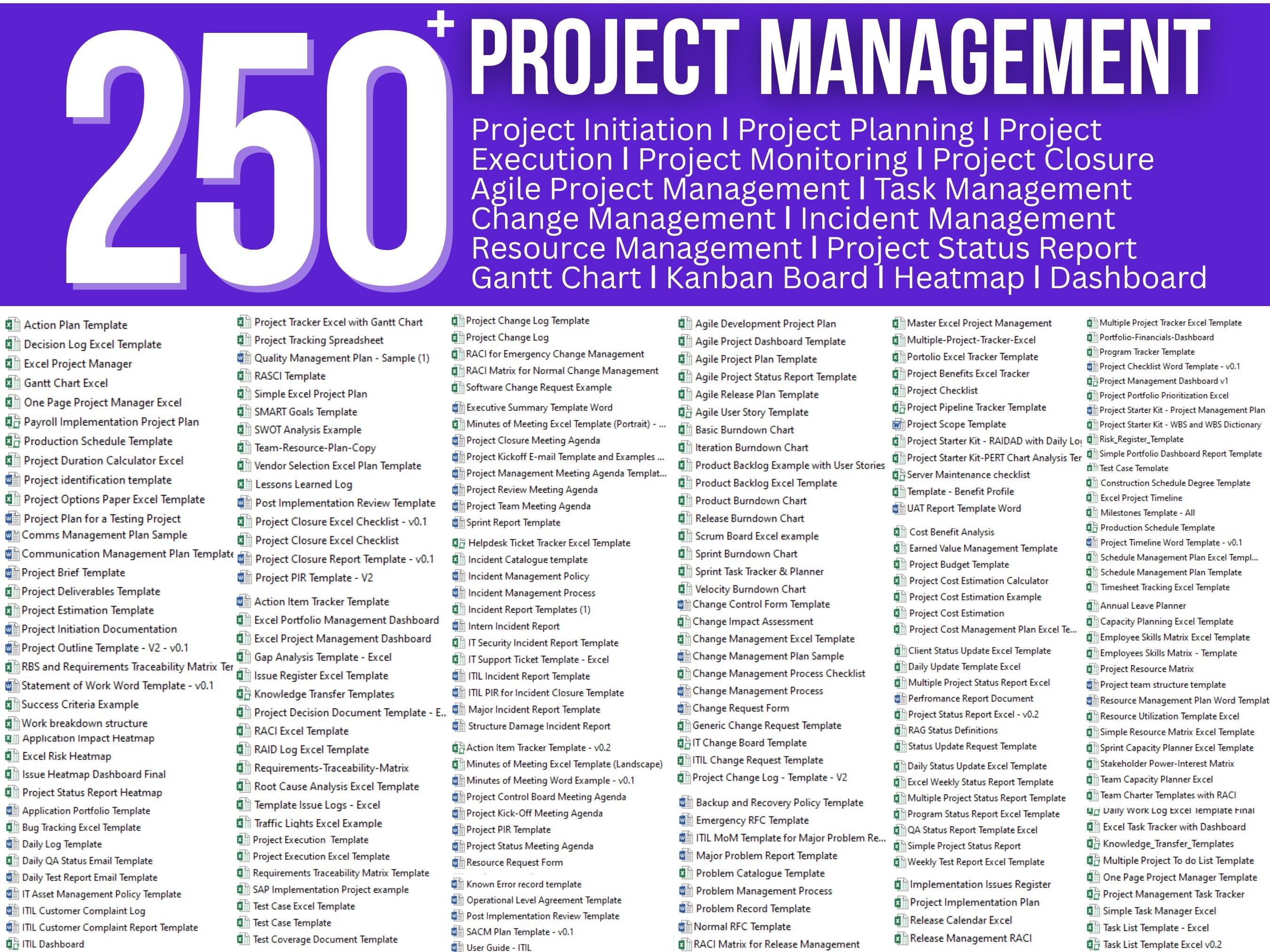 Agile Project Management Excel Template