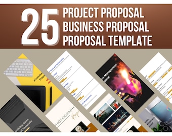 25 Proposition de projet | Proposition d'affaires | Modèle de proposition (téléchargement numérique)