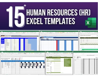 15+ Human Resources (HR) Templates: Employee Schedule | Database | Salary | Attendance Tracker | Performance Review