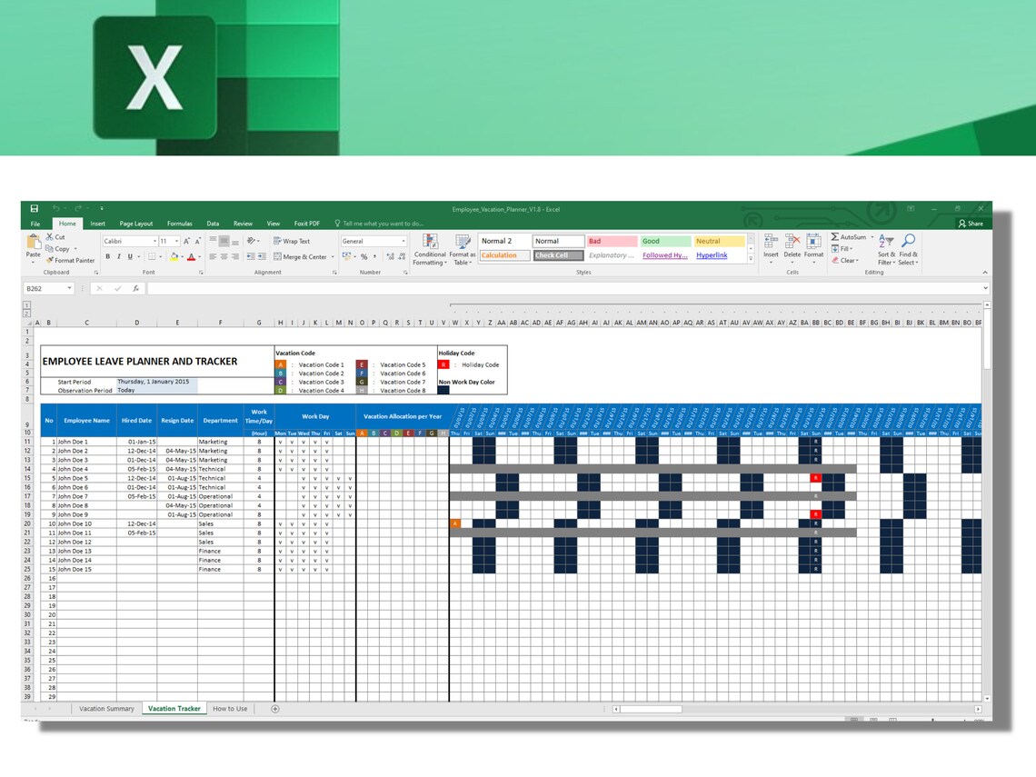 15 Human Resources HR Excel Templates Etsy