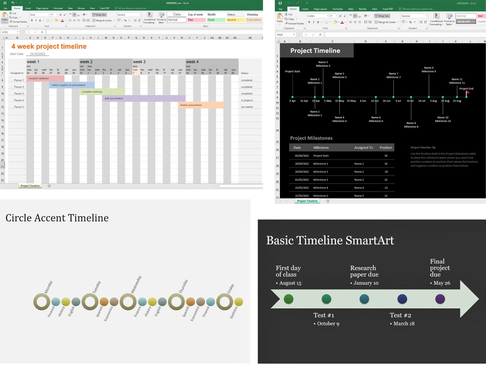 35+ Timelines & Roadmaps: Project ǀ Infographic ǀ History ǀ Milestones ...