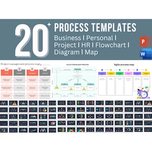 20+ processjablonen: zakelijk ǀ persoonlijk ǀ project ǀ HR ǀ stroomdiagram ǀ diagram ǀ kaart ǀ toeleveringsketen ǀ productie ǀ workflow