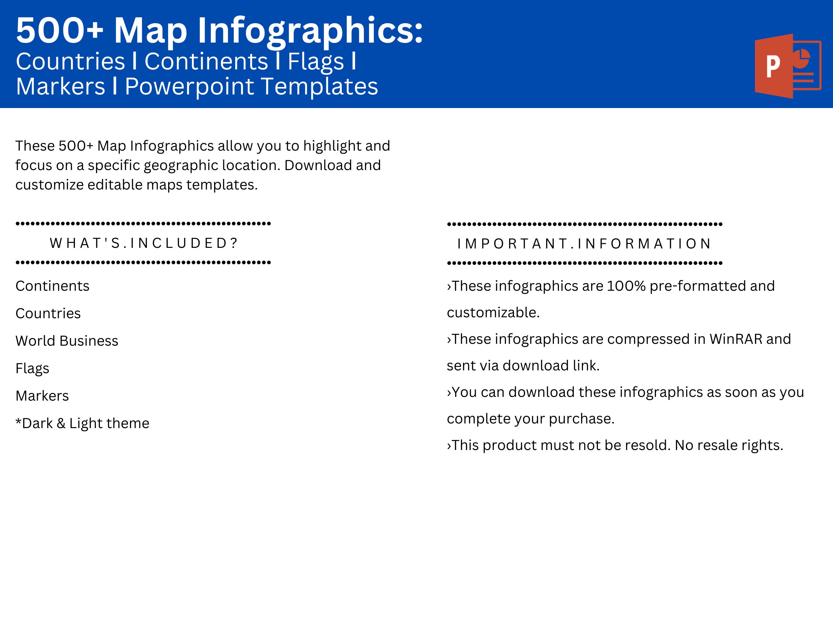 Infographic Countries Example 500+ Map Infographics: Countries ǀ Continents ǀ Flags ǀ Markers ǀ ...