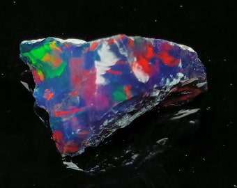 Natural Ethiopian Opal Rough – Welo Fire Opal Gemstone (2.45 Carat)