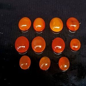 11 stuks lot natuurlijke Caroline Smooth Cabochon, ovale vorm Caroline losse edelsteen, semi-kostbare Caroline steen voor sieraden maken