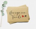 Honeymoon Funds Money Envelope, Envelope for Wedding Gift, Money Wallet, New Couple, Just Married, Honeymoon Fund