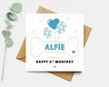 Personalised Dog Birthday Card, Birthday Cards for Dog, Happy Woofday, Any Age