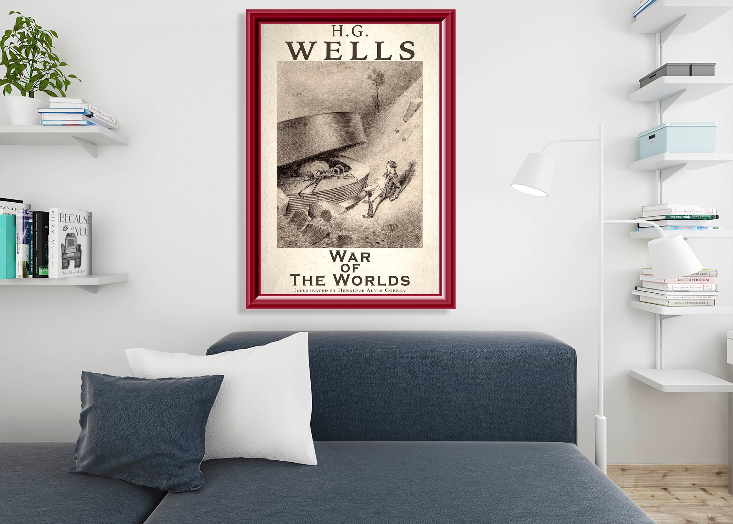 War of the Worlds HG Wells the Martians Emerge Digital - Etsy