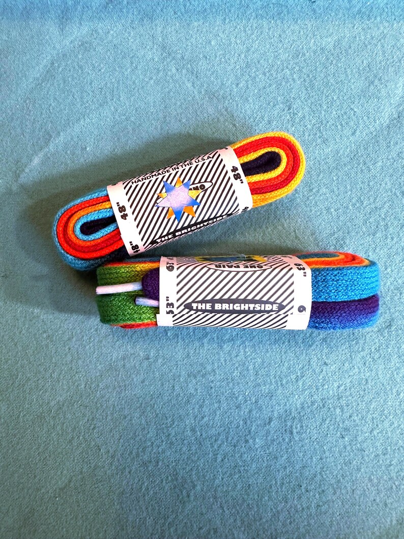 Visual Reference: Rainbow Shoelaces