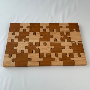 Puzzelndes Schachbrett Servier Charcuterie Brett